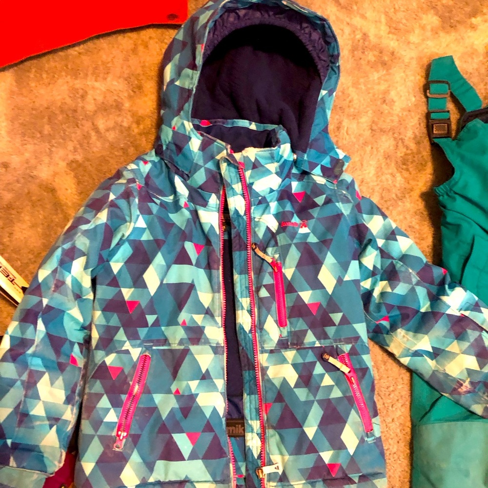 Kamik kids size 6 (116) winter super warm coat.